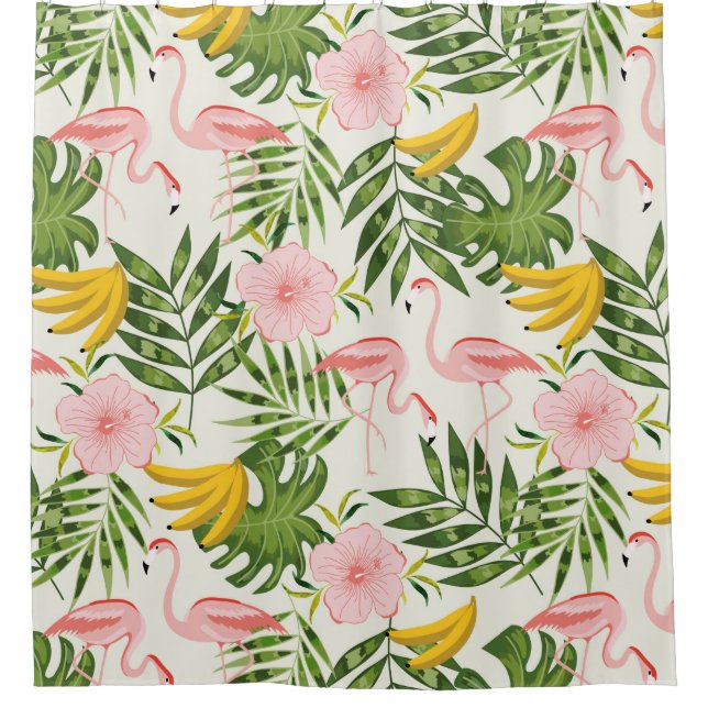 Aloha Summer Tropical Showvorhang Duschvorhang (Vorderseite)