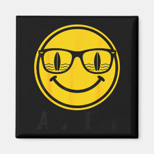 Aloha-Surf-Lächeln-Sonnenbrille-Surfboard-Reflexio Magnet