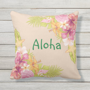 Aloha Throw Pillow Kissen