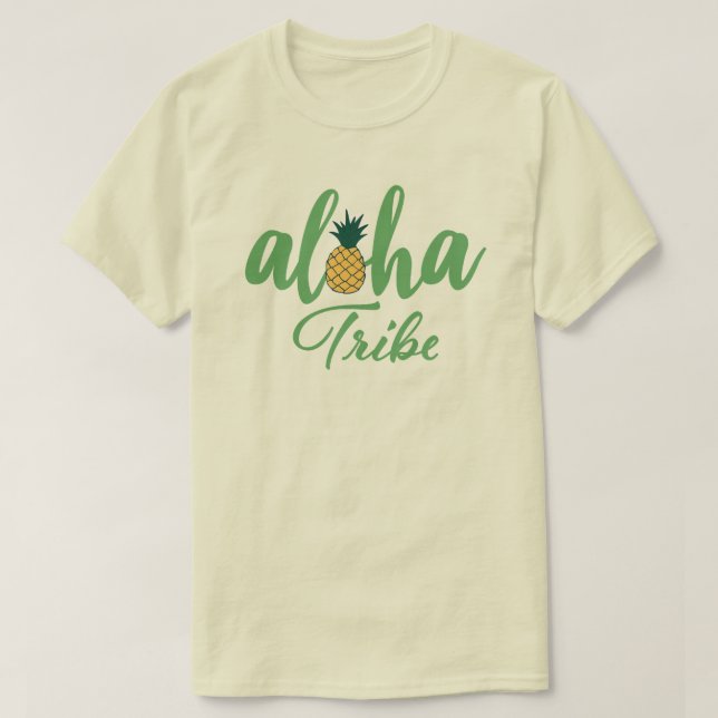 Aloha Tribe Natural T-Shirt (Design vorne)