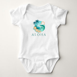 Aloha Tropical Baby Strampler