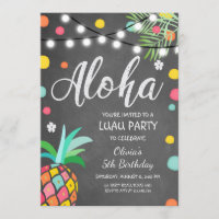 Aloha Tropical Birthday Party laden Hawaii Luau ei