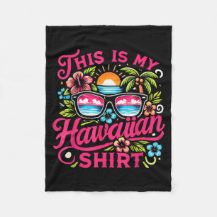 Aloha Tropical Das ist Hawaiian Sommerferien Fleecedecke