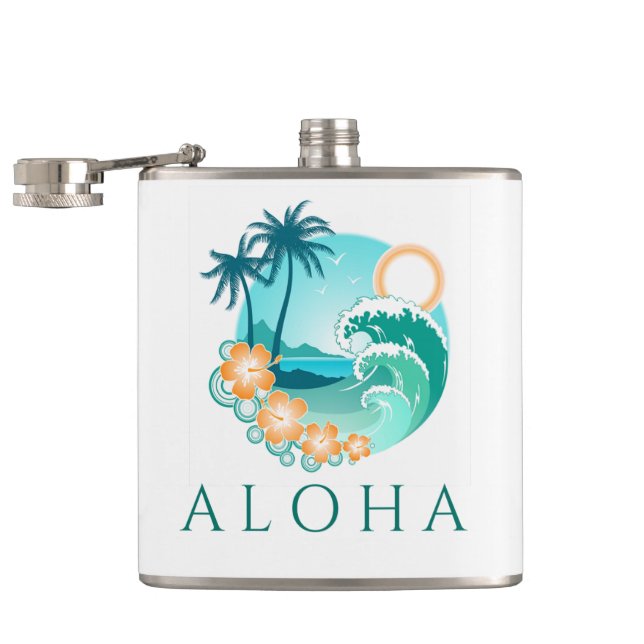 Aloha Tropical Flachmann (Geöffnet)