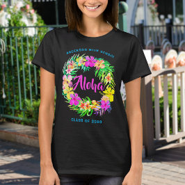 Aloha Tropical Hawaiian Luau Abschluss T-Shirt