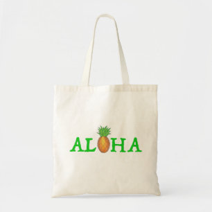 ALOHA Tropical Island Hawaiian Pineappy Sac fourre
