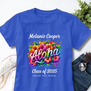Aloha Tropical Luau Abschlussfeier T-Shirt