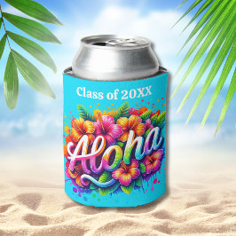 Aloha Tropical Luau Graduation Party Cooler Dosenkühler