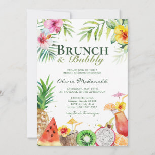 Aloha Tropical Obstbrunch & Bubbly Einladung