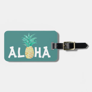 Aloha Tropical Pineapse Gepäckstück Gepäckanhänger