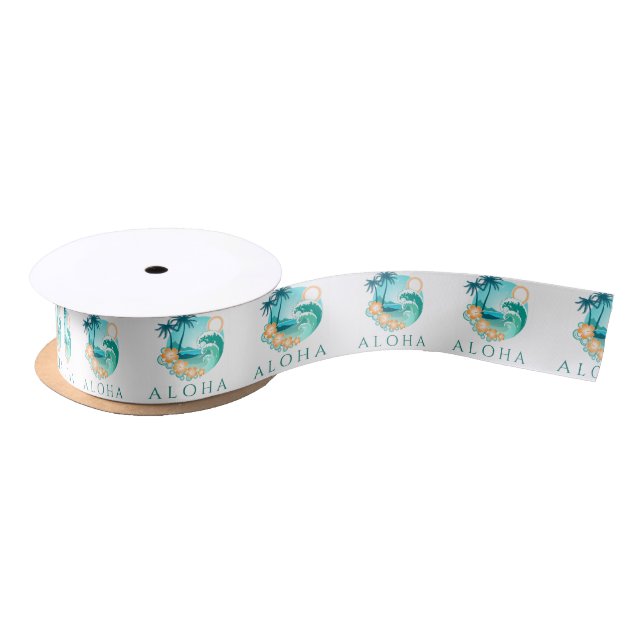 Aloha Tropical Satinband (Spule)