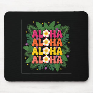Aloha Tropisch Hawaiisches Insel Sommer Mousepad