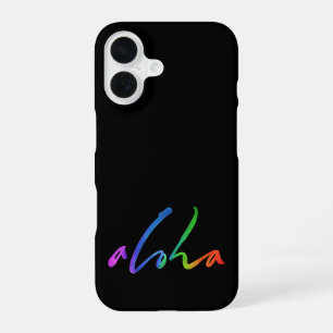 Aloha - Tropische Handschrift - Hawaii Hawai'i iPhone 16 Hülle