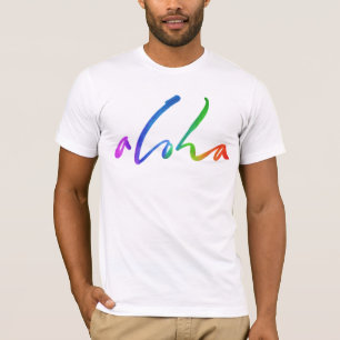 Aloha - Tropische Handschrift - Hawaii Hawai'i T-Shirt