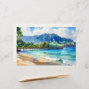 Aloha tropische Kunst leer Briefpapier