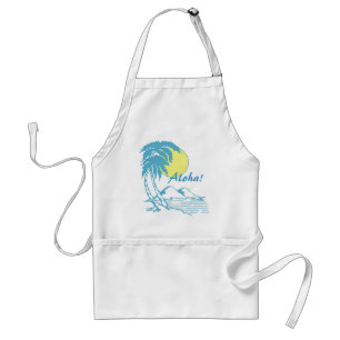 Aloha tropischer hawaiischer Entwurf Schürze