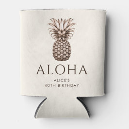 Aloha Tropisches Party mit Ananas Dosenkühler