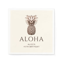 Aloha Tropisches Party mit Ananas