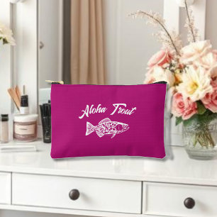 Aloha Trout-Hawaiian Pink Zubehörtasche