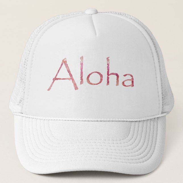 Aloha Trucker Hat Truckerkappe (Vorderseite)