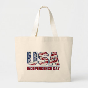 Aloha UUA Hawaiian Patriotic Beach Bags Jumbo Stoffbeutel