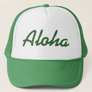Aloha vert de casquette