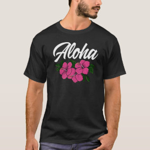 Aloha Women Hawaii Blume Aloha Party Liebe T-Shirt