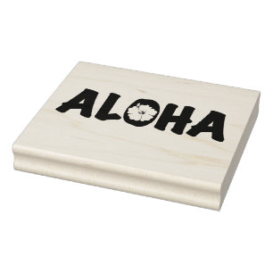 Aloha Wood Art Briefmarke Gummistempel