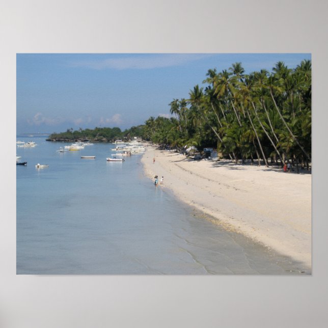 Alona Beach, Panglao Island, Bohol, Philippinen Poster (Vorne)