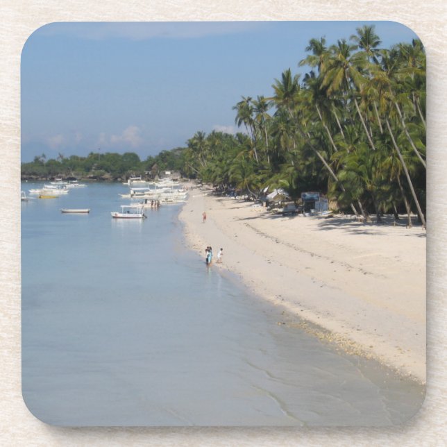 Alona Beach, Panglao Island, Bohol, Philippinen Untersetzer (Vorderseite)