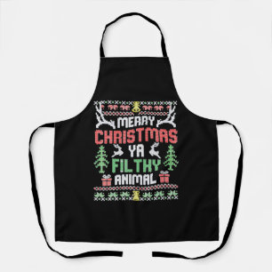 Alone At Home Movies Merry Christmas You Filty Schürze