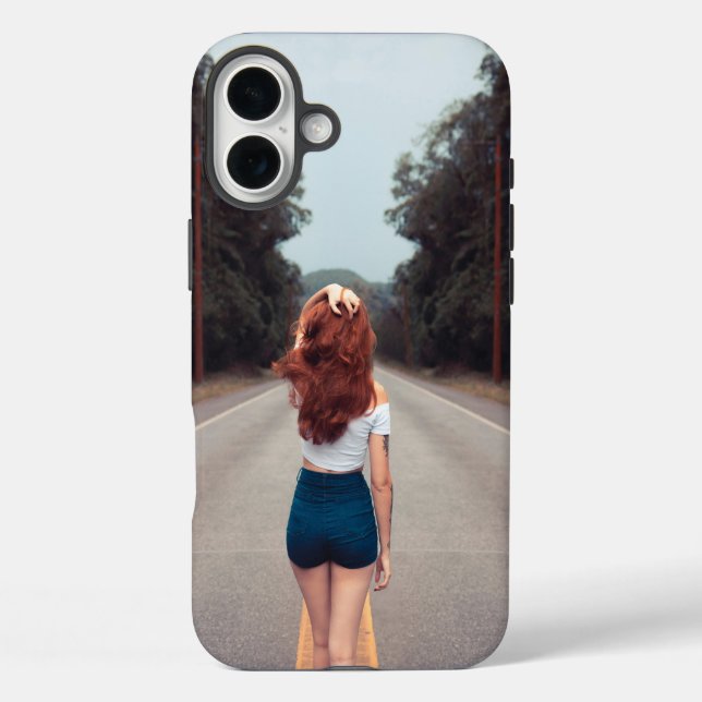 Alone Girl iPhone Case (Rückseite)