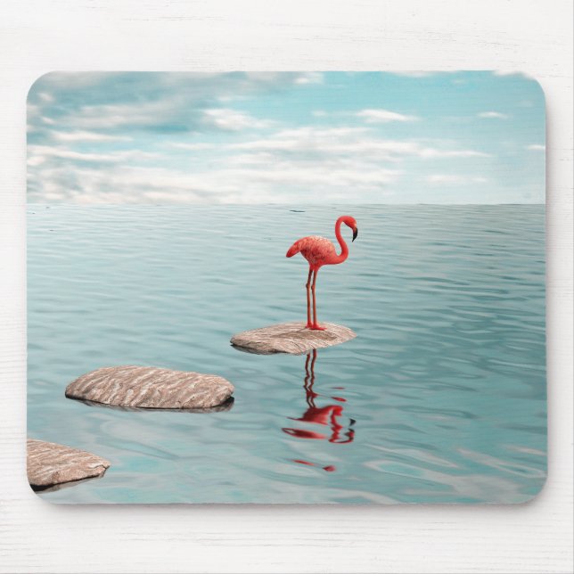 Alone – Stille Balance Mousepad (Vorne)