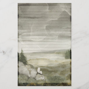 Alone- Trauriger Geist Linienschreiben Briefpapier