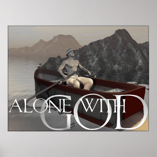 Alone with God Poster (Vorne)