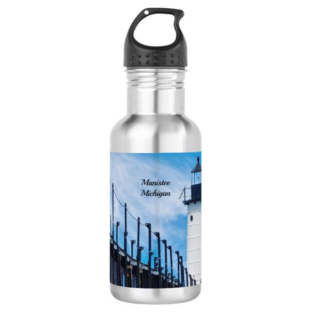 Along Manistee Wasserflasche (Vorderseite)