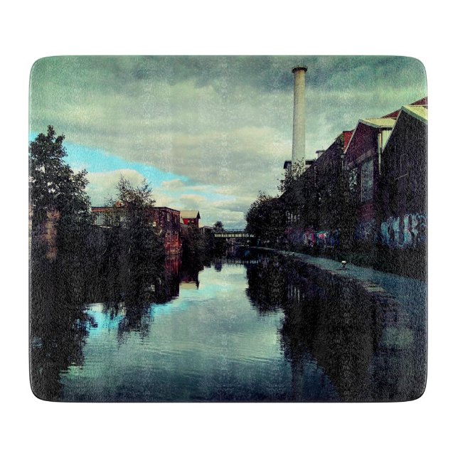 Along the canal schneidebrett (Vorderseite)