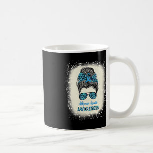 Alopecia Areata Bewusstsein Messy bun Haarausfall  Kaffeetasse
