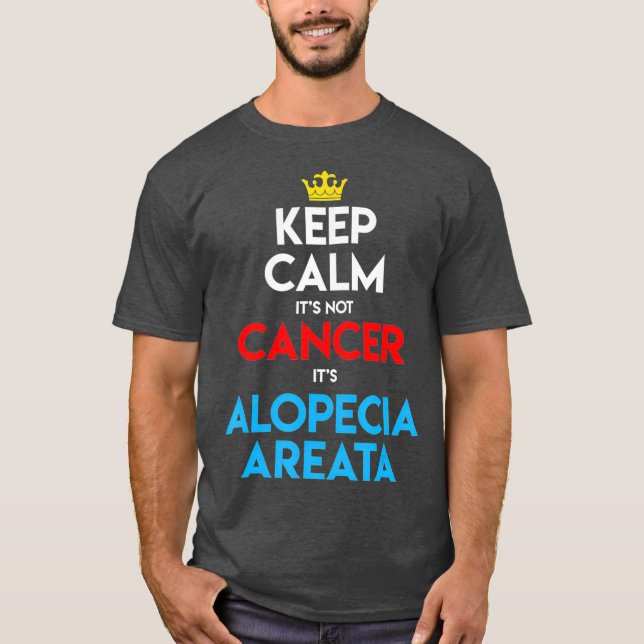 Alopecia Areata Sensibilisierung Haarausfall Kopf  T-Shirt (Vorderseite)