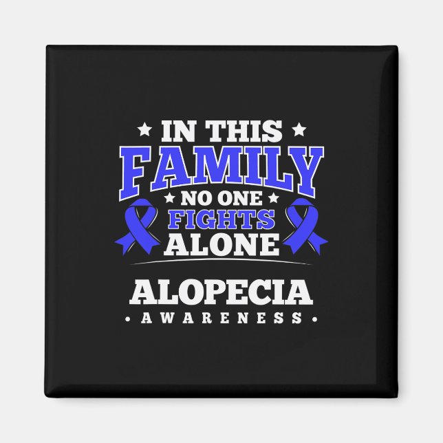 Alopecia Areata Survivo Magnet (Vorne)