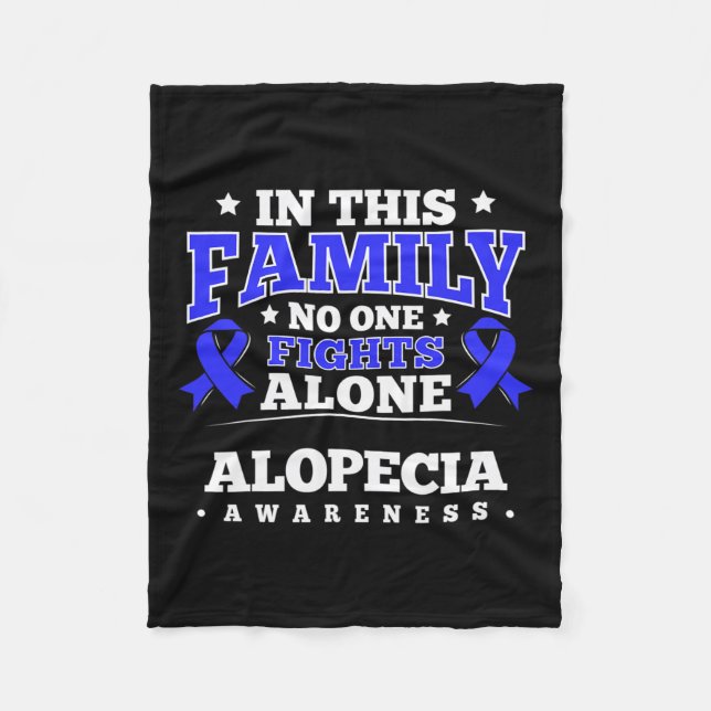 Alopecia Areata Survivor Fleecedecke (Vorderseite)