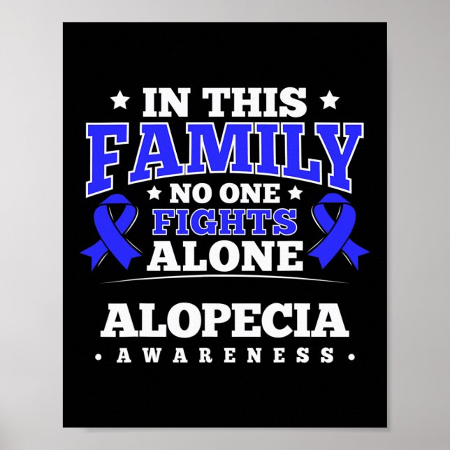 Alopecia Areata Survivor Poster (Vorne)