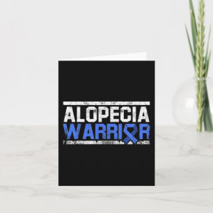 Alopecia Awareness Haair Loss Krieger Tool Flag Su Karte
