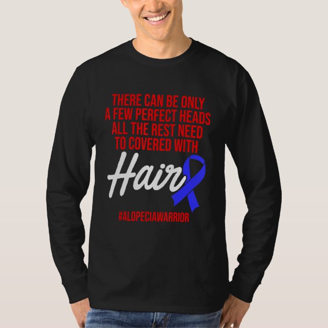 Alopecia Awareness Haarausfall Krieger Perfect Hea T-Shirt (Vorderseite)