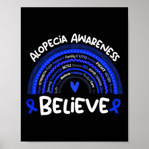 Alopecia Awareness Month Alopezie Poster