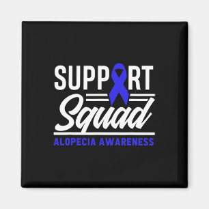Alopecia Krieger Unterstützung Squad Alopezie Bewu Magnet