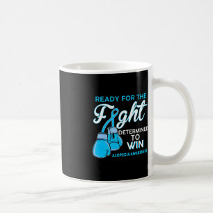 Alopezie Awareness Blue Butterfly bekämpfen Kaffeetasse