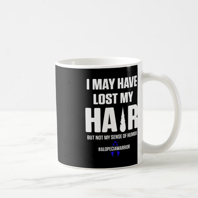 Alopezie Bewusstsein Haar Verlust Krieger Überlebe Kaffeetasse (Rechts)