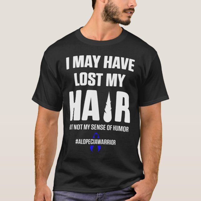 Alopezie Bewusstsein Haar Verlust Krieger Überlebe T-Shirt (Vorderseite)