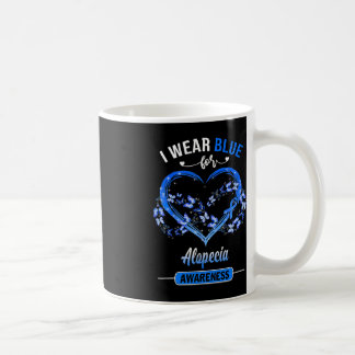 Alopezie Bewusstsein ich trage blaues Schmetterlin Kaffeetasse